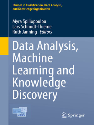 cover image of Data Analysis, Machine Learning and Knowledge Discovery